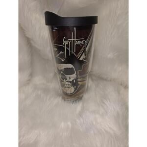 Guy Harvey 24 Oz Pirate Skull And Sharks travel tumbler